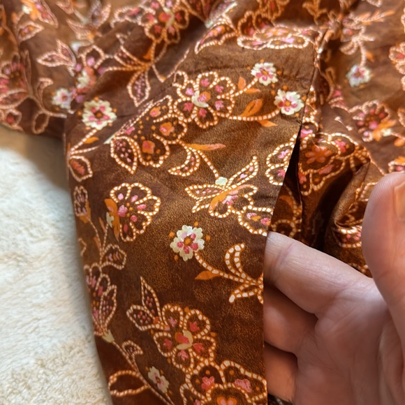 J. Crew Tie-front jumpsuit in vintage vines Size 10 NWOT - Picture 9 of 13